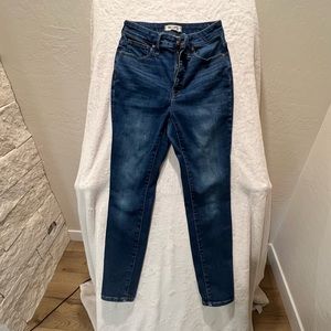 Worn Madewell curvy high-rise skinny